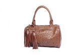 Bolsa de Avestruz Bege